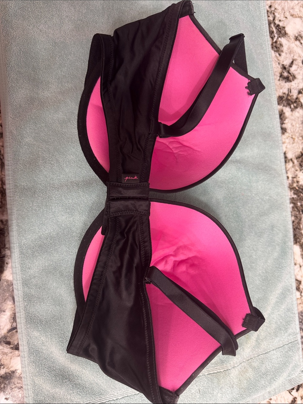 Victoria's Secret Black Seamless Molded T-Shirt Bra - Picture 2 of 4